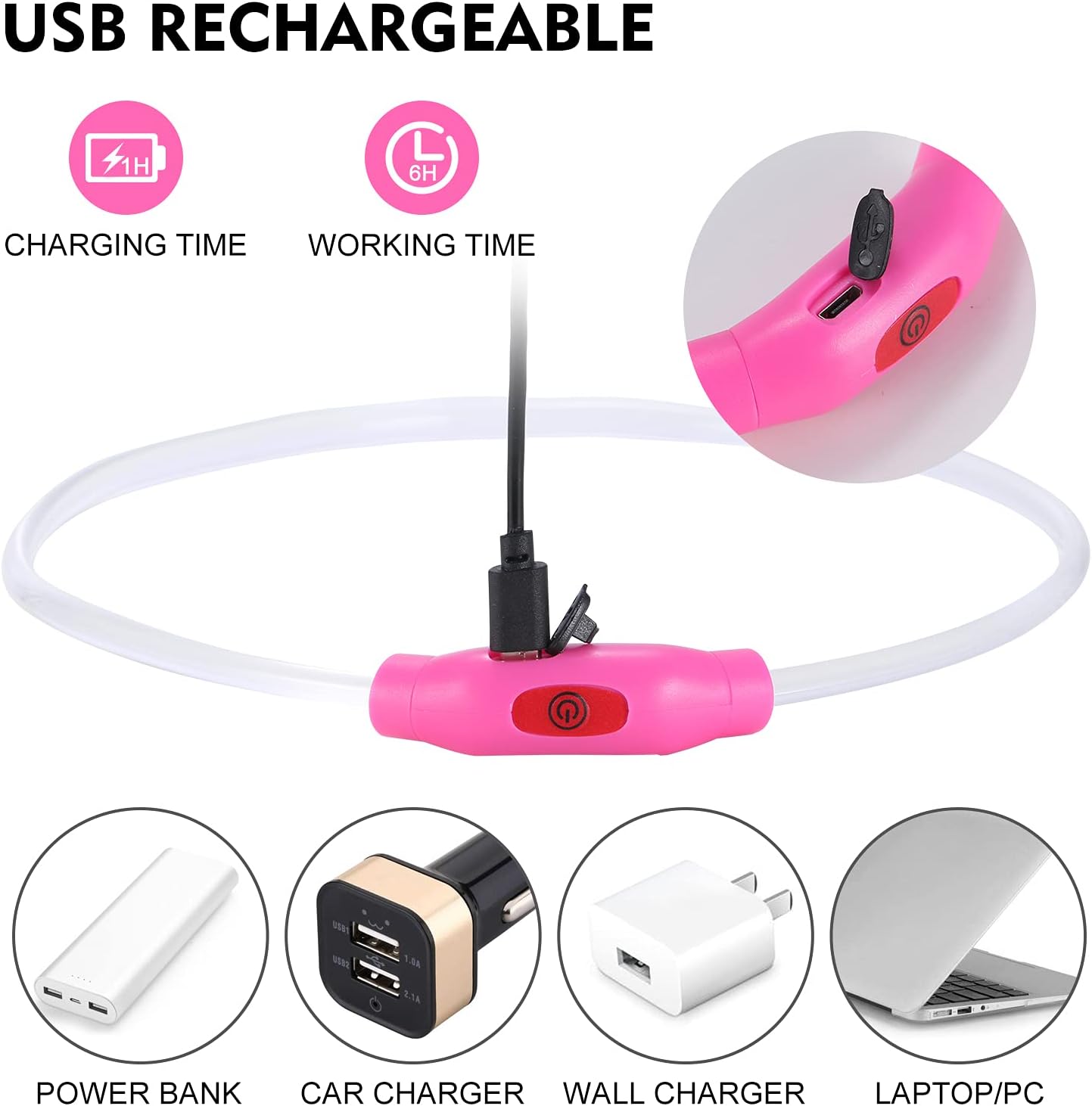 COLLIER LED POUR CHIEN